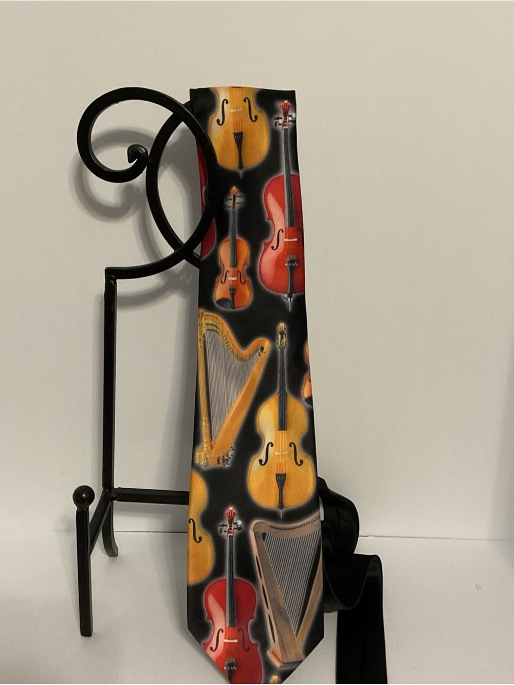 Three Rooker Classical Music Instrument Necktie - Picture 3 of 5
